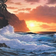 Схема вышивки «прибой»