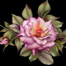 Схема вышивки «цветы»