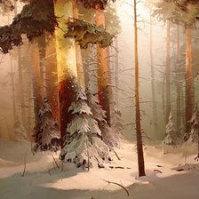 Оригинал схемы вышивки «зима» (№356114)