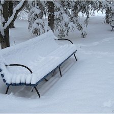 Схема вышивки «зима»