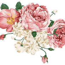 Оригинал схемы вышивки «розы» (№356253)