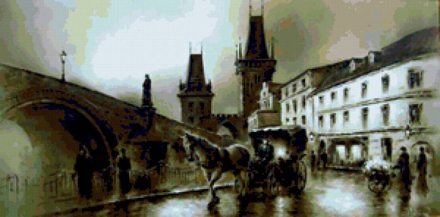 Старая Прага - городской пейзаж, прага, города - предпросмотр