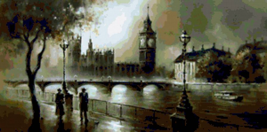 Лондон. - англия, биг-бен, город, городской пейзаж, лондон - предпросмотр