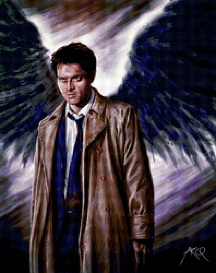 Ангел Кастиэль - сериал, сверхъестественное - предпросмотр