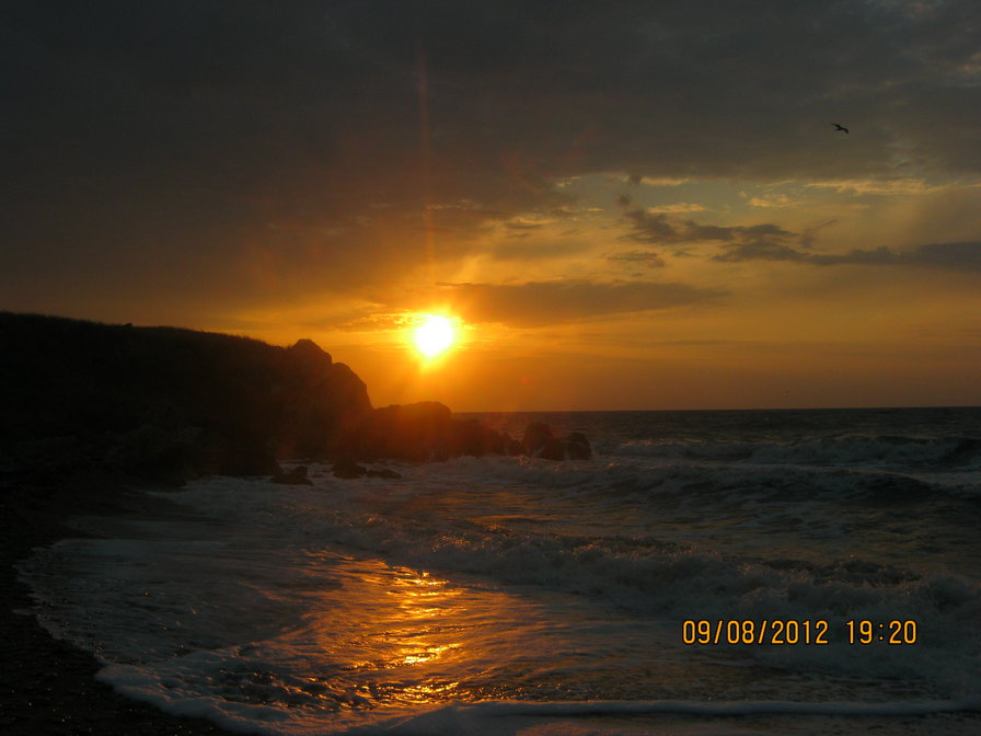 Закат - закат, море - оригинал