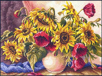 подсолнухи - маки, подсолнухи, цветы - оригинал