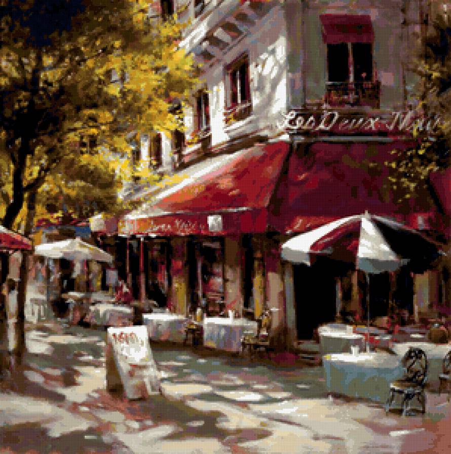 Кафе в Париже - предпросмотр