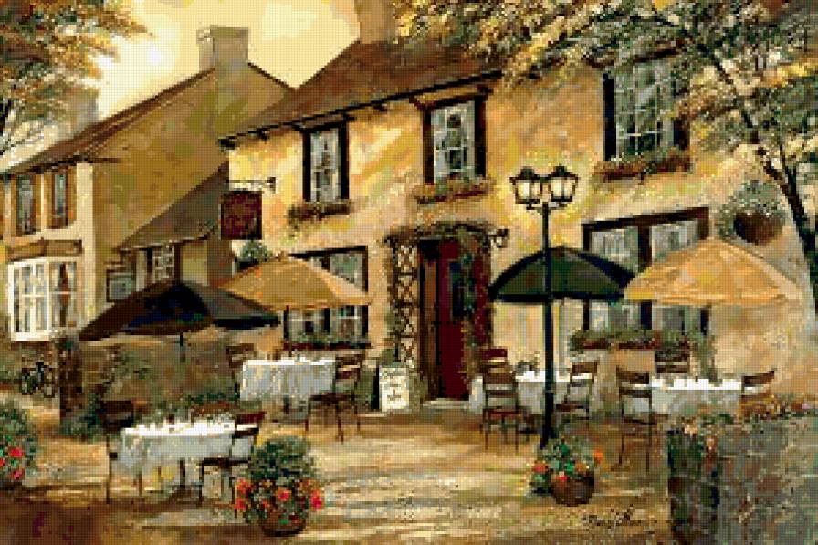 Кафе в Париже - предпросмотр