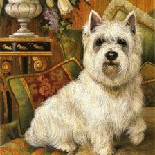 Схема вышивки «Собака»