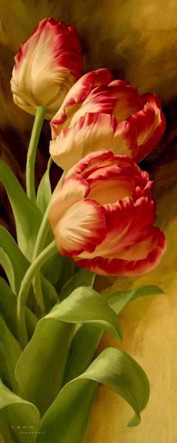 тюльпаны - цветы, букет - оригинал