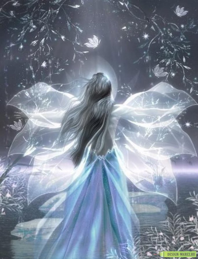 Фея Цветов - фентези, крылья, девушка, фея - оригинал