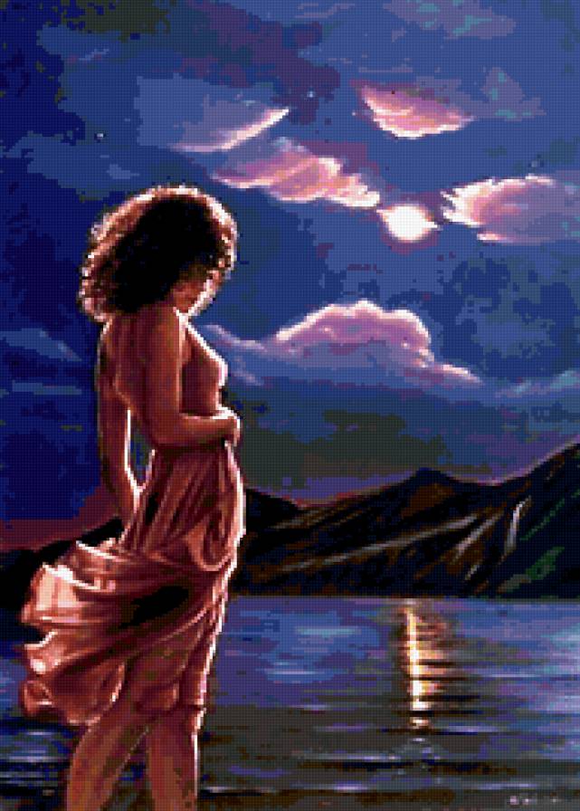 Тоска - девушка, море, ожидание - предпросмотр