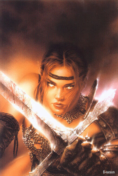 Криналкема - девушка, фентези, воительница - оригинал