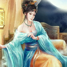 Схема вышивки «Гейша»