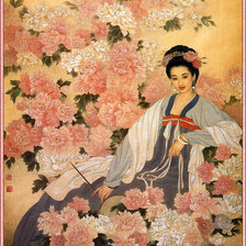 Схема вышивки «Гейша»