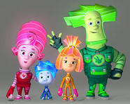 Схема вышивки «фиксики»