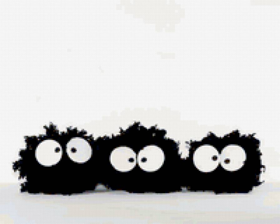 Глазки - подушка - предпросмотр