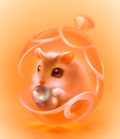 Хомячок - подушка - оригинал