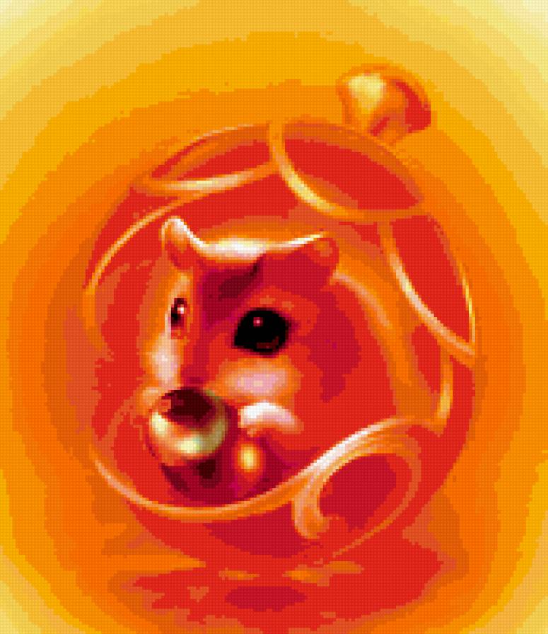 Хомячок - подушка - предпросмотр