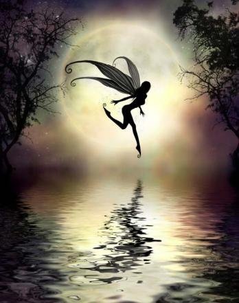 Прогулки по воде - силуэты, сказка - оригинал