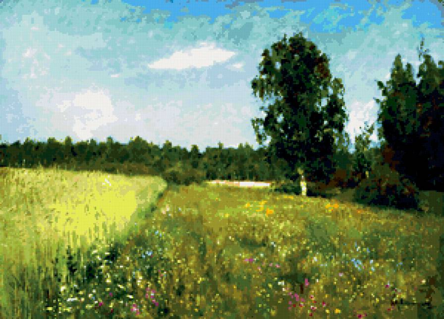 ЛЕВИТАН Исаак - Лето - лето, природа, лес - предпросмотр