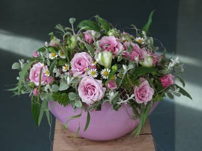 букет  корзине - розы, цветы, букет, корзина - оригинал