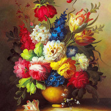 Схема вышивки «цветы»