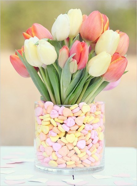 Тюльпаны - букет, цветы - оригинал