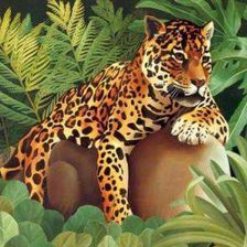 Схема вышивки «большие кошки»