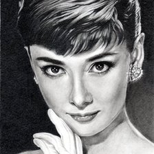 Схема вышивки «Девушка»