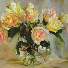 Схема вышивки «розы»