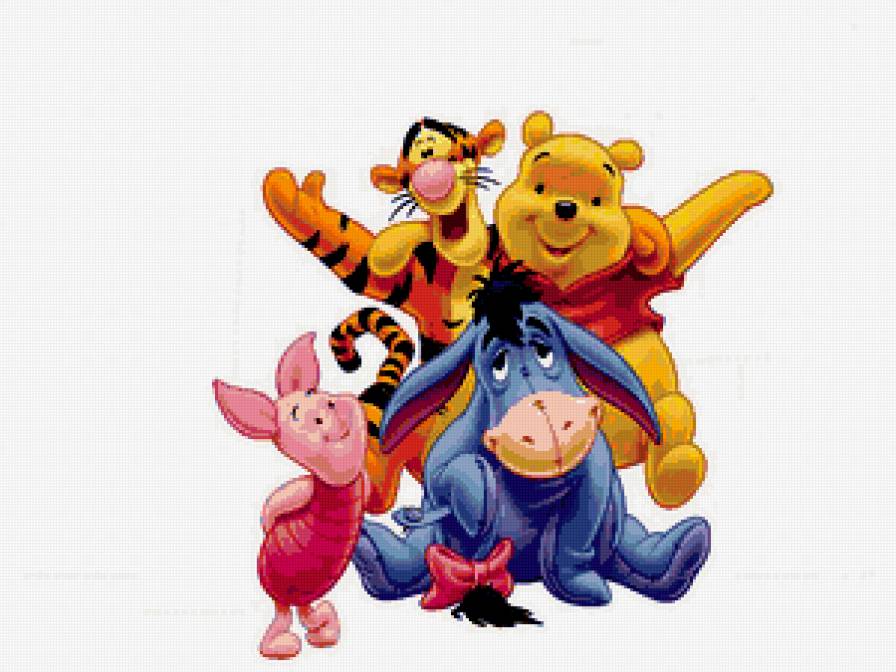 детская, вини - детям, мультик, иа, радость, ослик, детская, вини пух, тигра, пятачок - предпросмотр