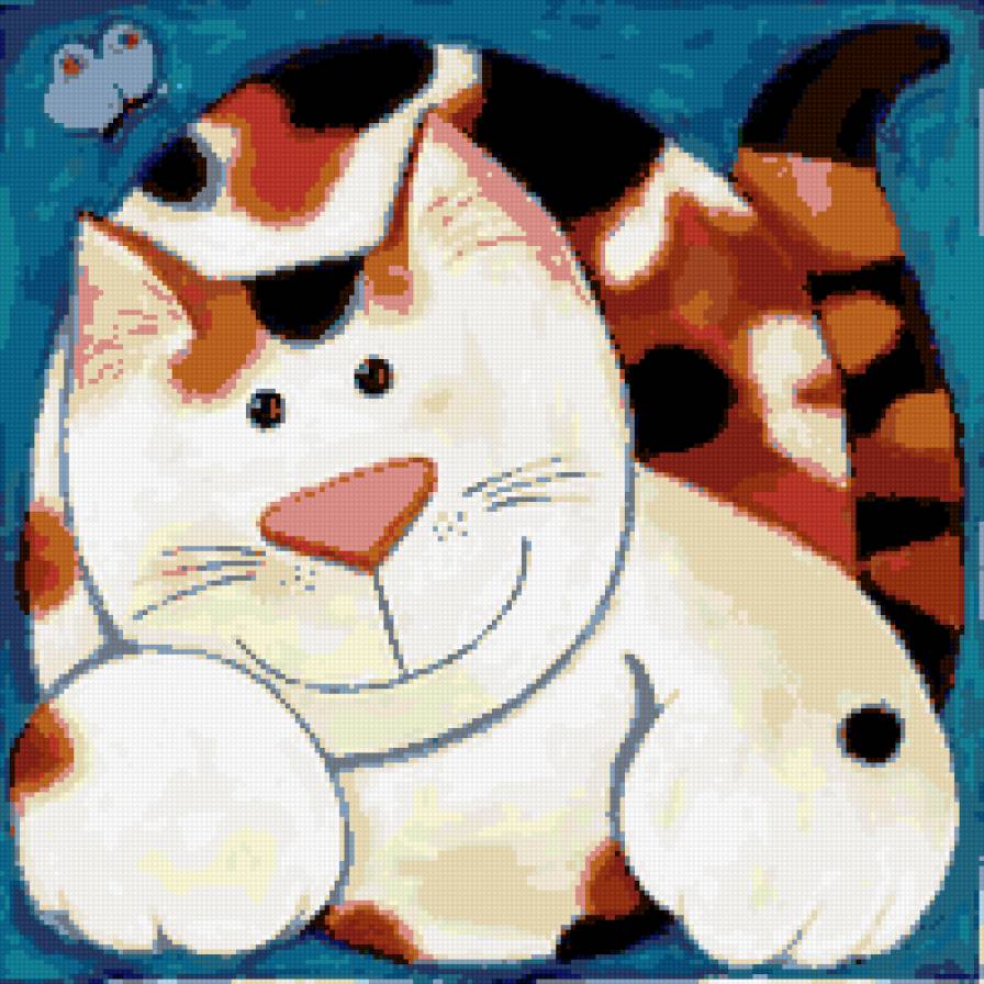 Роберт - подушка, коты - предпросмотр