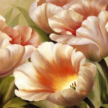Оригинал схемы вышивки «Натюрморт, цветы, тюльпаны» (№359849)