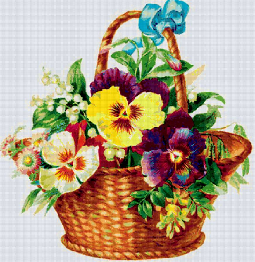 анютины глазки - предпросмотр