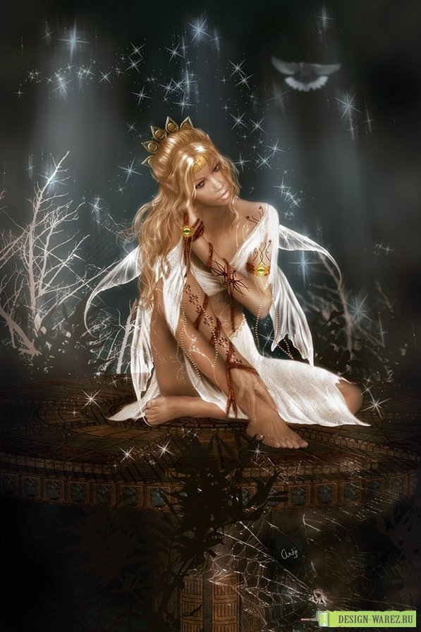 Гвина - фентези, фея, крылья, девушка - оригинал
