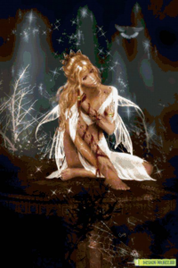 Гвина - крылья, фентези, девушка, фея - предпросмотр