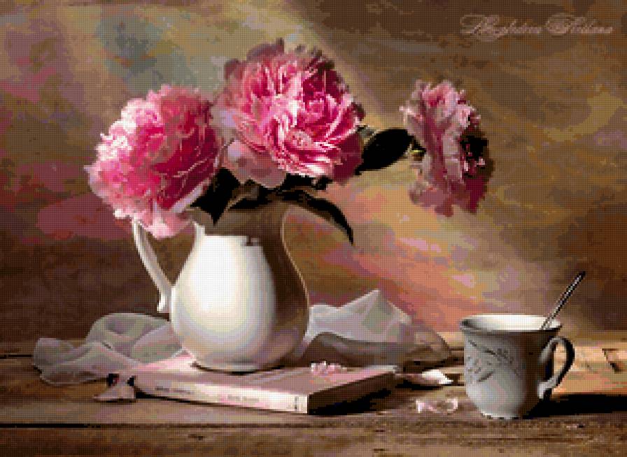 пионы - цветы, пионы - предпросмотр