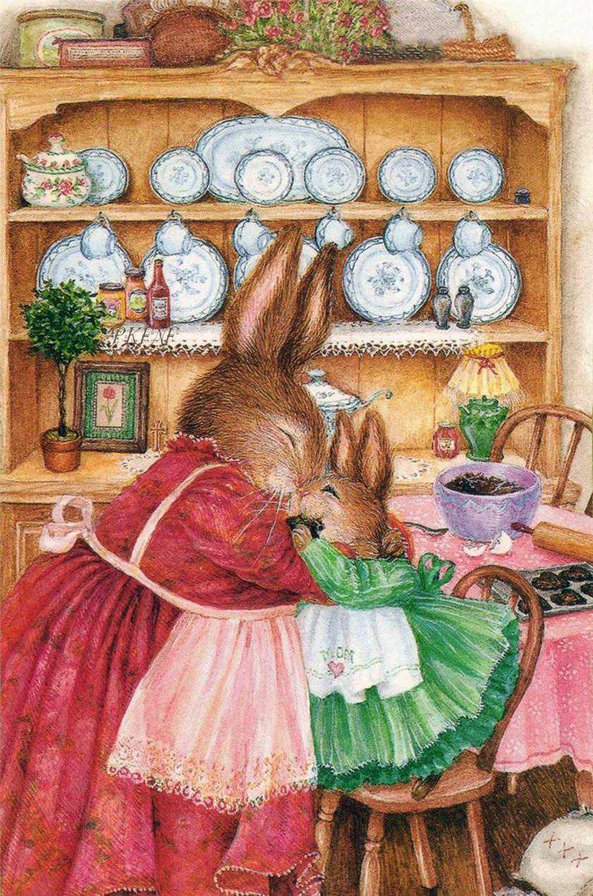 Кролики Susan Wheeler - детская, кролики - оригинал