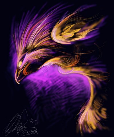 птица феникс - оригинал