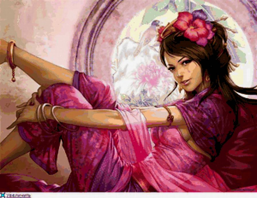 незнакомка - портрет, девушка - предпросмотр