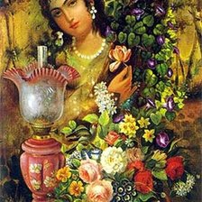 Схема вышивки «женский образ-11»