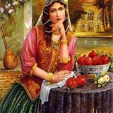 Схема вышивки «женский образ-18»