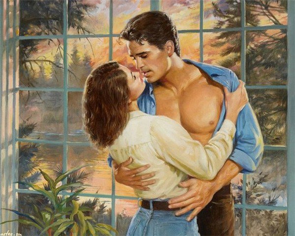 влюбленные - объятия, пара, любовь - оригинал