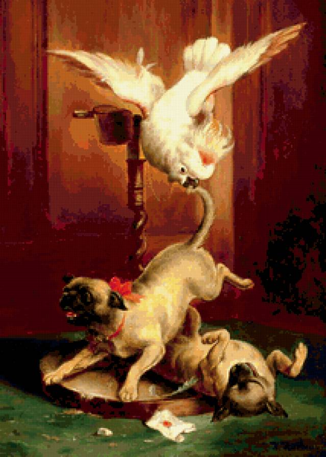 Carl Reichert - какду, собаки - предпросмотр