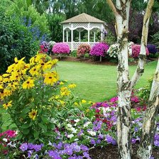 Схема вышивки «пейзаж»