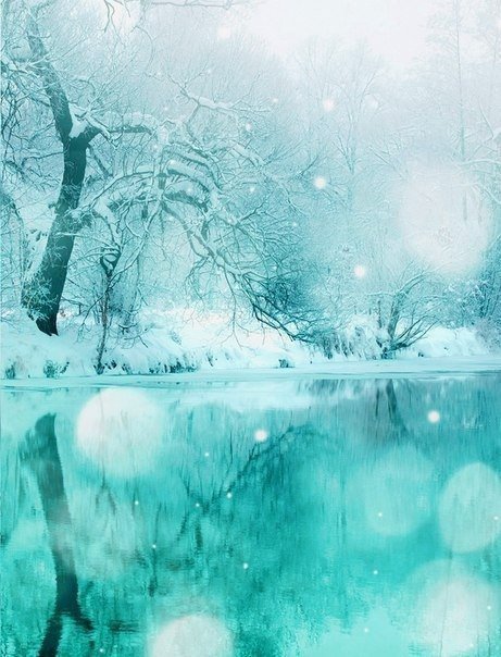 Прозрачность - природа, зима, вода - оригинал