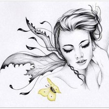 Схема вышивки «Бабочка»