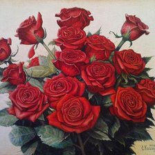 Натюрморт, цветы, розы
