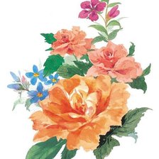 Оригинал схемы вышивки «цветы» (№361689)